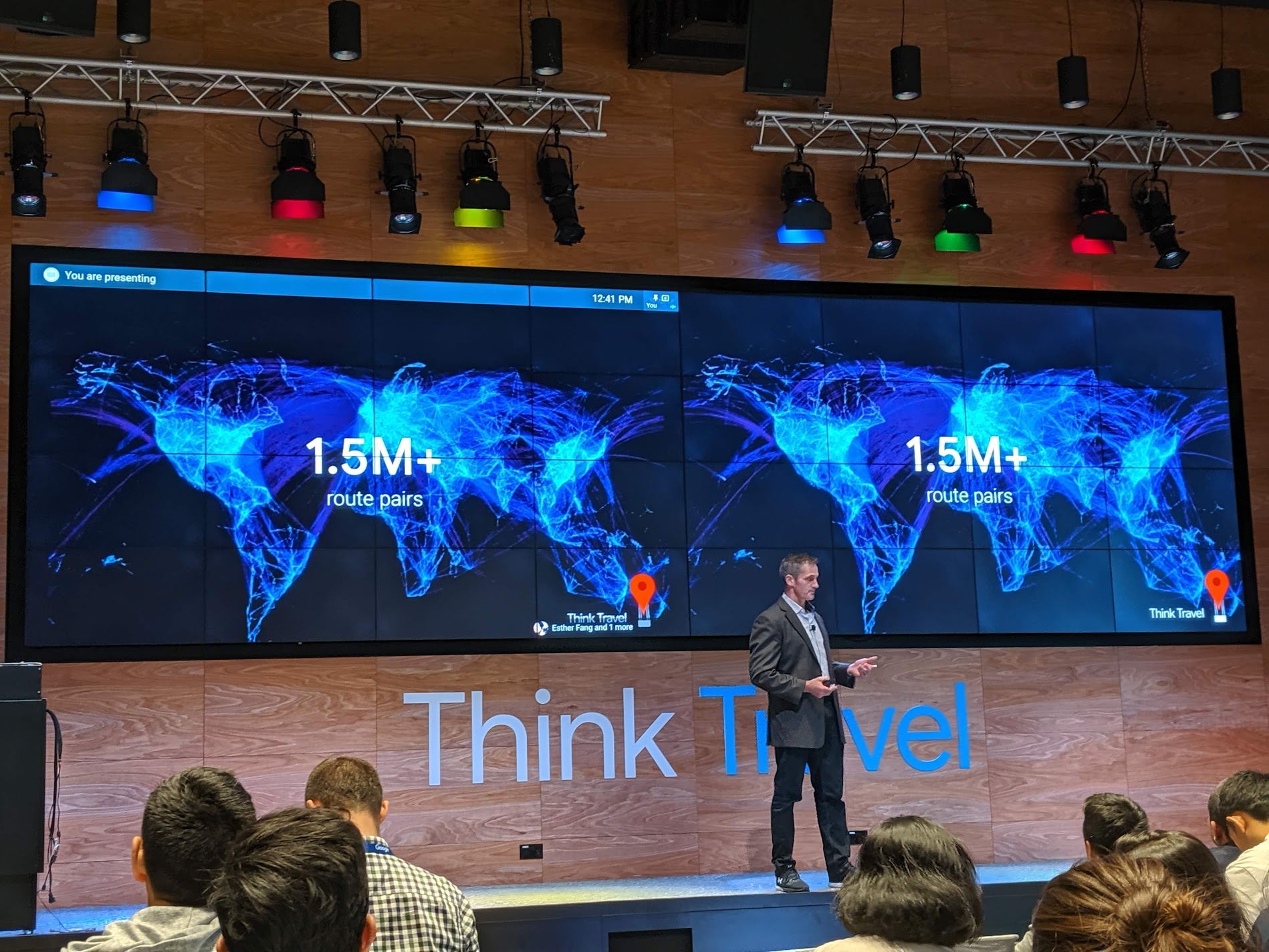 Dan Anthony speaking at Google Think Travel